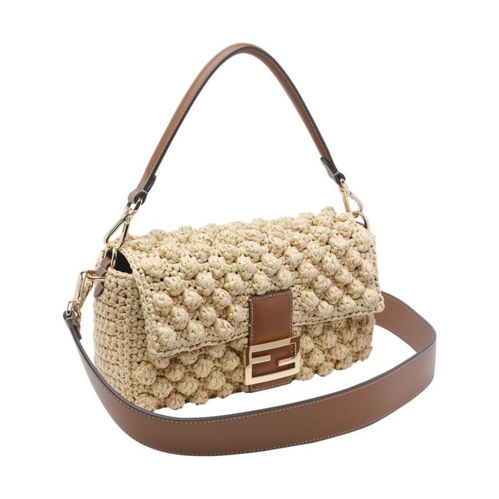 Fendi Women Rafia Baguette - Picture 2 of 4